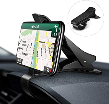 Modohe Soporte para Teléfono de Coche Montaje Móvil Universal Sujeta de Pinza Fuerte al Salpicadero para GPS Xiaomi Mi 9 Mi 8 Redmi Note 7 iPhone XR XS MAX X 8 7 6 Samsung S10 S9 Huawei P20