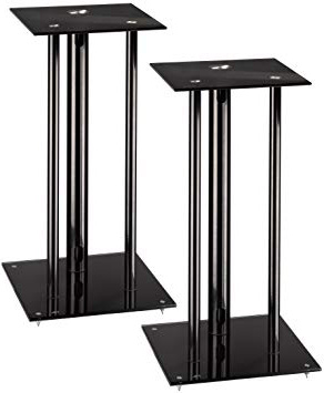 Hama 49813 - Pack de soportes para altavoces, negro