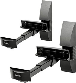 Vogel's VLB 200, Soporte de pared para altavoces (2x), Negro, Máx 20 Kg