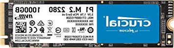 Crucial P1 CT1000P1SSD8 - Disco Duro sólido Interno SSD de 1 TB (3D NAND, NVMe, PCIe, M.2)