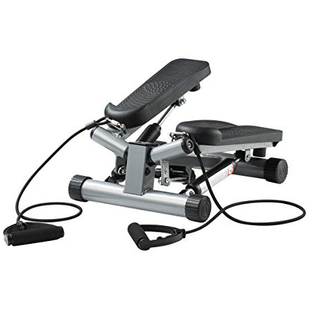 Ultrasport Máquina de step Swing Stepper con cintas de entrenamiento / aparato de entrenamiento Stepper con consola inalámbrica – stepper Up-Down para principiantes y usuarios avanzados, step pequeño