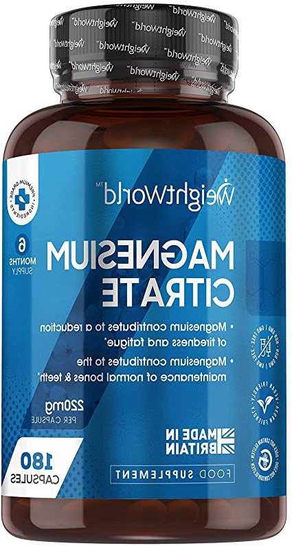 Citrato de Magnesio 740mg, 180