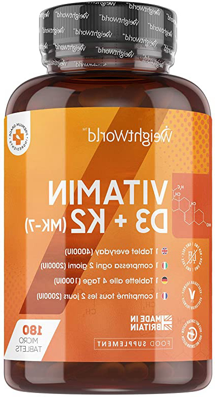 Vitamina D3 K2 180 Comprimidos