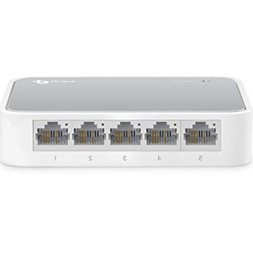 







TP-Link TL-SF1005D - Conmutador Fast Ethernet con 5 Puertos (10/100 Mbps, Divisor de Ethernet y Escritorio, Concentrador de ethernet, Plug and Play, Bastante, sin Ventilador, No Gestionado)






