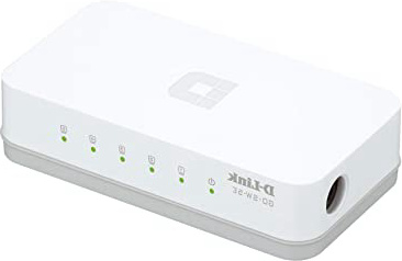 D-Link GO-SW-5E - Switch de Red con 5 Puertos 10/100 Mps, Color Blanco