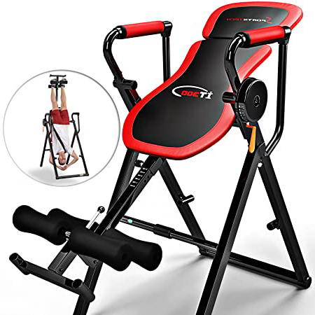 Sportstech IT300 innovadora Tabla de inversión Plegable Multifuncional 6 en 1 - Sistema Inteligente de Palanca giratoria, Ejercicio 360°, Incl. Correa de Seguridad