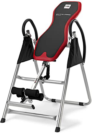 BH Fitness GRAVITYX Tabla inversora, Adultos Unisex, Negro Rojo, Talla Única