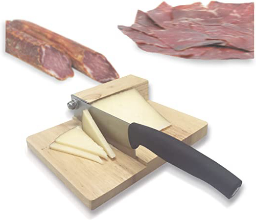 NERTHUS FIH 102 - Guillotina y tabla de Corte Queso, Embutidos, Frutas y Verduras
