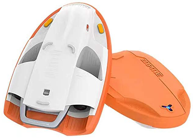 WXX Tablas de Surf eléctricas para Adultos, Tablas de Surf de Agua, Tablas de natación eléctricas, natación asistida, natación, Adultos y niños Pueden Usar,Orange