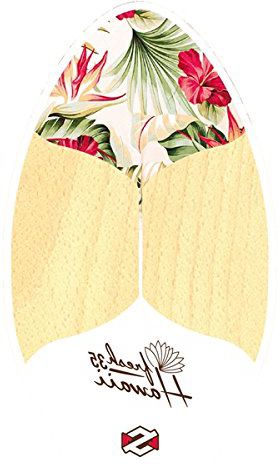 Skim One Wood Skimboard, (Fresh Hawaii/marrón), 35