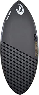 Circle One Fibra de Carbono Epoxy Tabla De Skimboard, Color Azul y Gris