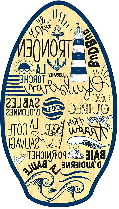 SLIDZ bmb41044 Skimboard Unisex, Navy