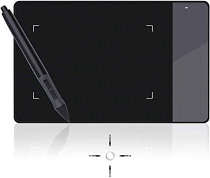 Huion 420 - Tableta Gráfica Digitalizadora, tamaño pequeño (10.1 x 5.6 cm), compatible con Windows y Mac