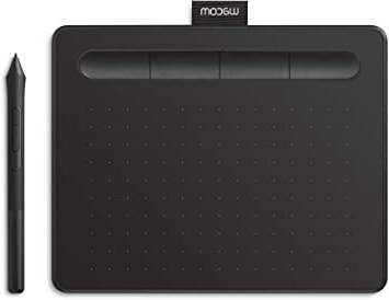 Wacom Intuos S Tableta Gráfica – Tableta Gráfica Portátil para pintar, dibujar, editar photos con 1 software creativo incluido para descargar, óptima para la educación en línea y el teletrabajo, negra