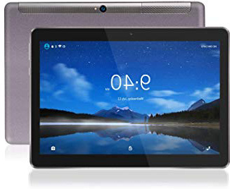 Tablet 10 Pulgadas 4G LTE WiFi BEISTA-Tableta Android 9.0,4GB RAM 64GB Memoria,2GHz CPU de alta velocidad,Ocho nucleos,GPS Tpye-C,Dobles SIM y TF,Cuerpo de metal-Gris