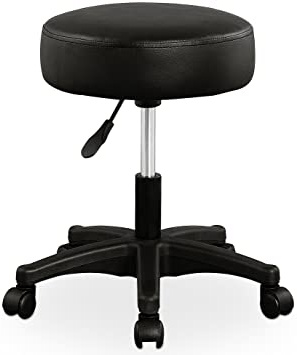 Deuba Taburete Giratorio Negro Asiento