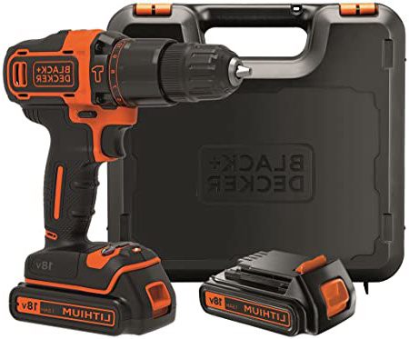 BLACK+DECKER Taladro Percutor Inalambrico 18V