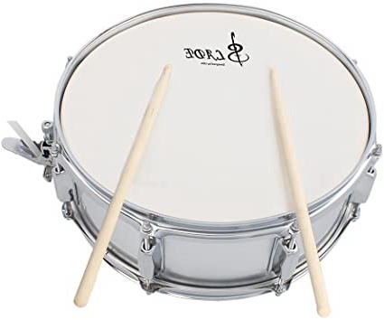 ammoon Caja de Tambor Profesional 14 Pulgadas con el Palillo Correa de Batería para Student Band