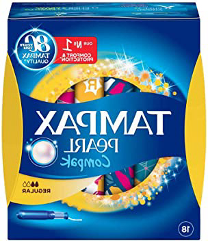 Tampax Compak Pearl Regular con