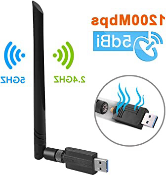 Maxesla WiFi Adaptador AC 1200Mbps