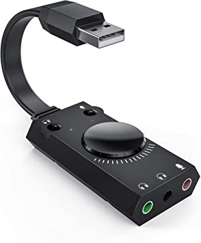 TechRise Tarjeta Sonido USB Tarjeta