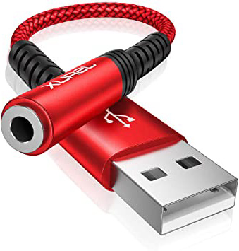 JSAUX Tarjeta De Sonido Externa