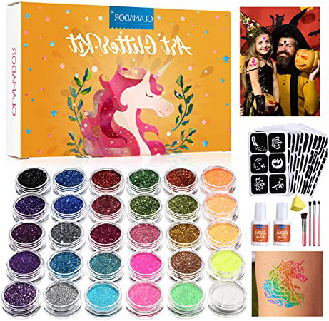 Kit de Tatuajes Temporales-GLAMADOR Brillo
