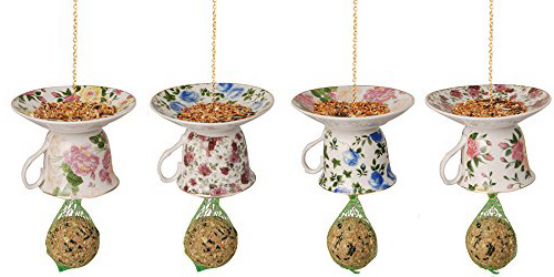 ESSCHERT DESIGN fb242 Taza de té con platillo al revés alimentador