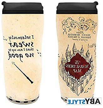 ABYstyle - HARRY POTTER - Taza de viaje isotérmica - Mapa del merodeador