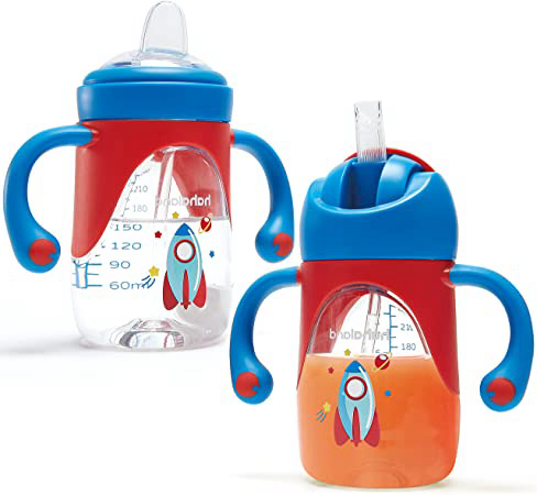 Vaso Bebe 2-en-1 Vaso Antiderrame