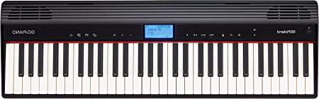 Roland Go-61P Digital Piano - 61 touches - Conecta inalámbricamente con tu smartphone, accede a contenido online y aprende más rápido