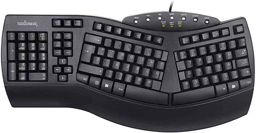 Perixx PERIBOARD-512 USB Teclado Ergonomico,