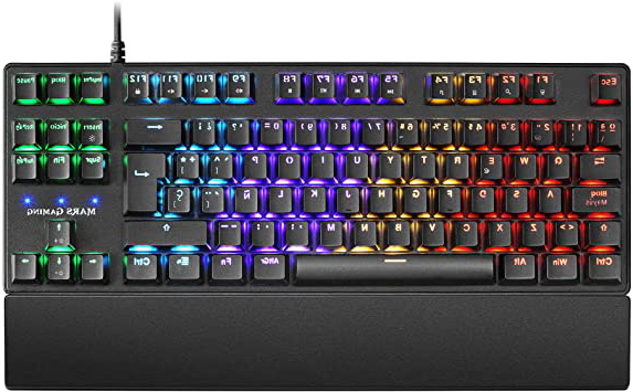 MARSGAMING MKXTKLBES, Teclado Mecánico RGB