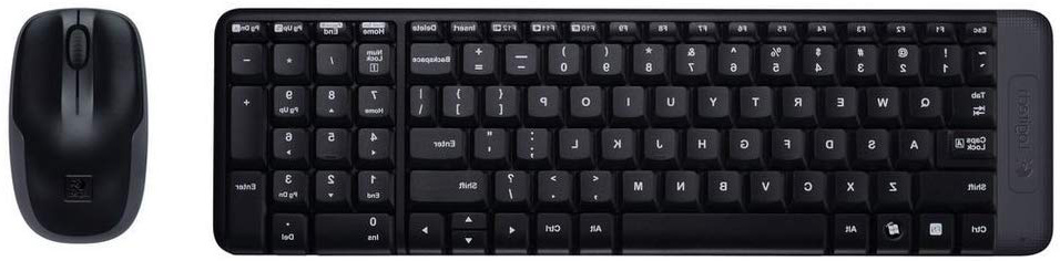 Logitech MK220 Combo Teclado y Ratón Inalámbrico para Windows, 2,4 GHz con Receptor USB Unifying, Ratón Inalámbrico, Batería de 24 Meses, PC/Portátil, Disposición QWERTY Español, color Negro