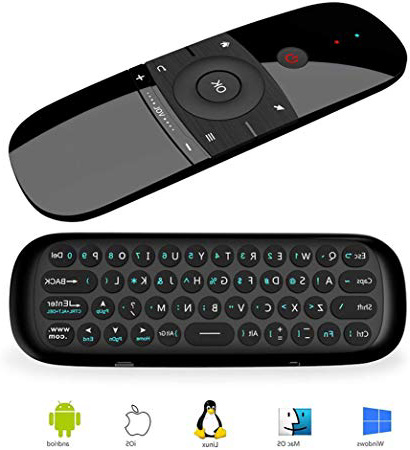 Ratón de Aire, Teclado Inalámbrico y Ratón para Android TV Box, Smart TV, Ordenador, portátil, proyector, HTPC, IPTV, Reproductor Multimedia