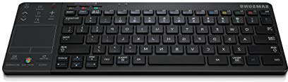 SAMSUNG VG-KBD2000 - Teclado para Smart TV Android con Bluetooth 2.1 (Inalámbrico, con Touchpad, Botones Especiales para Smart Hub), Negro