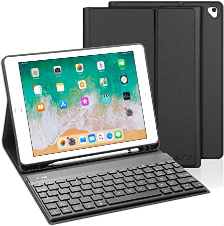 SENGBIRCH Teclado para iPad 2018,Funda
