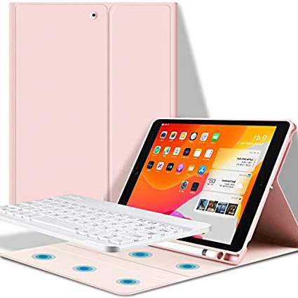 Teclado iPad 10.2 Funda, Funda