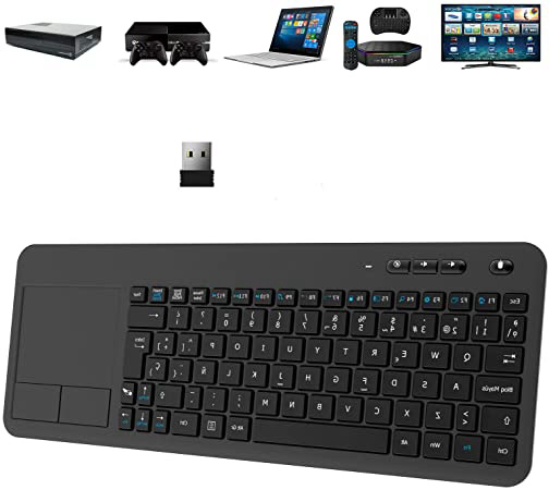 TedGem Teclado Inalámbrico USB, 2,4GHz