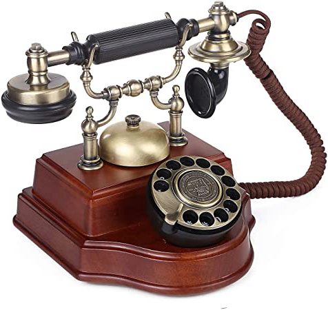 Vobajf Teléfonos analógicos Teléfono Antiguo