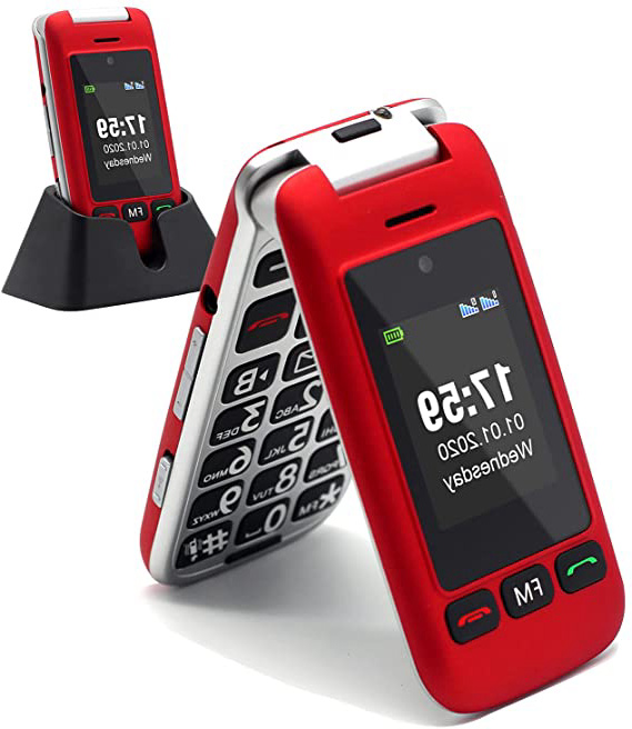 Artfone Flip Teléfono móviles para