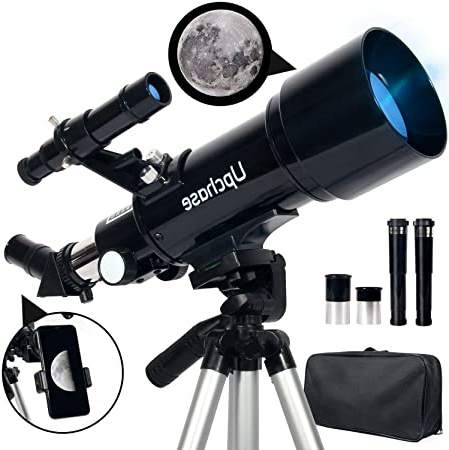 Upchase Telescopio Astronomico, 400/70mm Portátil