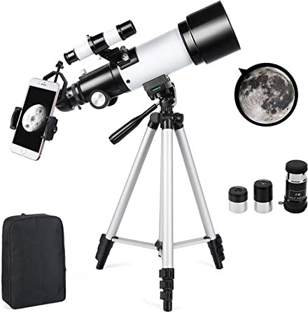 Telescopio Astronómico Zoom HD 400/70