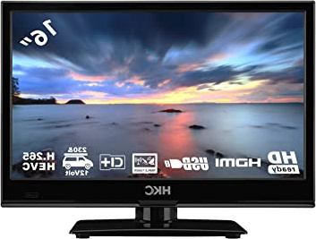 HKC 16M4: Televisor LED de 39,6 cm (15,6 Pulgadas) (HD-Ready, Triple Tuner, Ci+, Reproductor de Medios a través de USB 2.0, Cargador de Auto de 12 V)