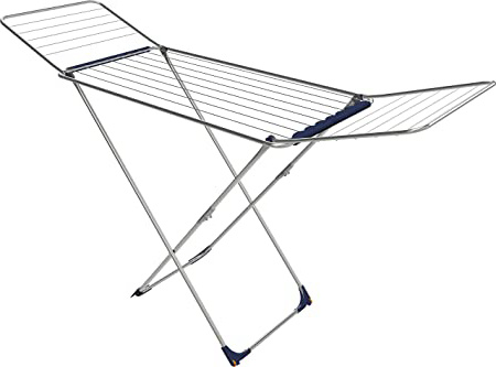 Gimi - Tendedero Jolly Super, x-legs, Acero, Color Gris