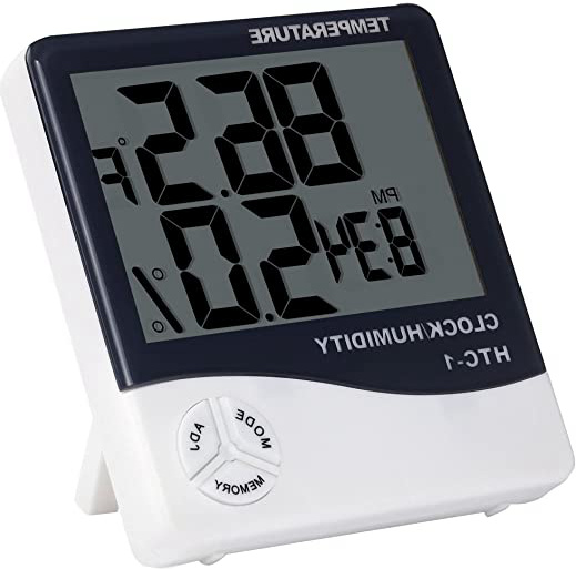 Anpro Termómetro Higrómetro Digital/Higrómetro Digital Medidor Temperatura y Humedad