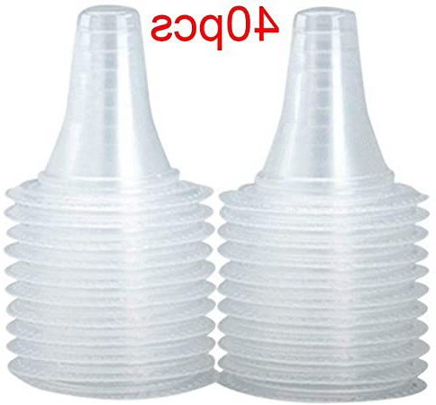 waterfaill 40 PCS/Set Cubiertas De Sonda De Termómetro, Cubierta De Lente De Termómetros De Oído, para Braun Thermoscan, Termómetros De Oído Reemplazo De La Cubierta De Lente