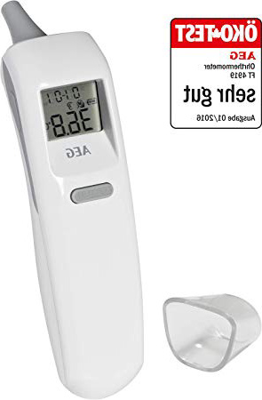 AEG FT4919 - Termómetro de oreja, color blanco