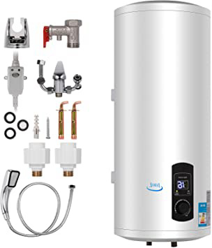 Bisujerro 120L Calentador de Agua Eléctrico 3KW Calentador de Agua con Tanque Hot Water Heater para Uso en Cocina o en Baño (120L)