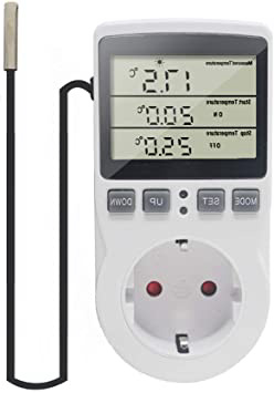 KETOTEK Digital Termostato Enchufe Calentamiento